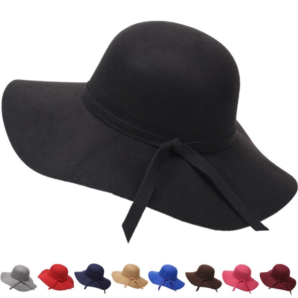 Hat Floppy Wide - قبعة دلو بتصميم عتيق قابلة للطي