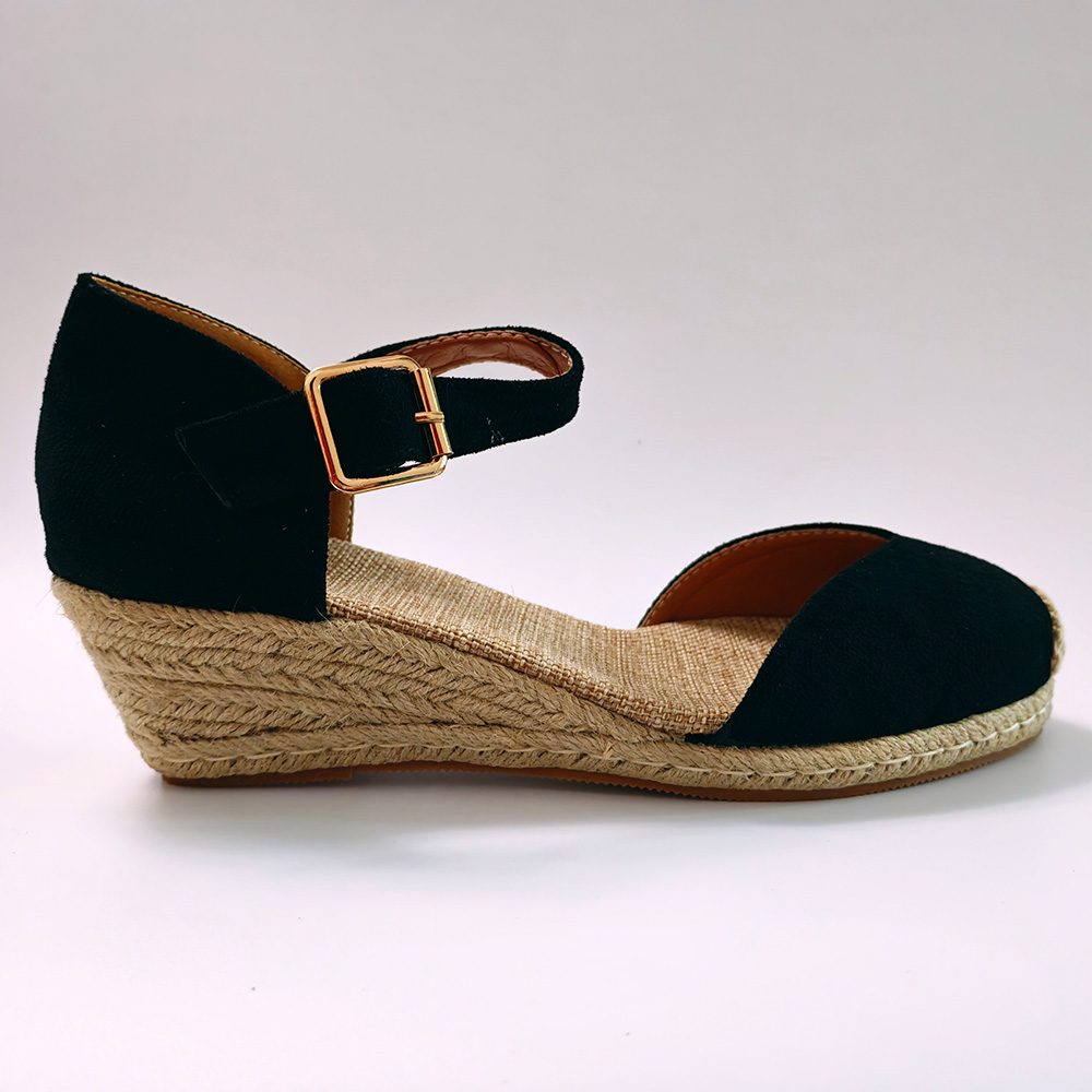 Wedge Espadrille Women - صنادل نسائية بكعب ويدج إسبادريل، أحذية