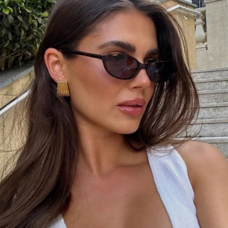 نظارات شمسية بإطار بيضاوي عتيق - مراجعة Sunglasses Cat Eye وسعره