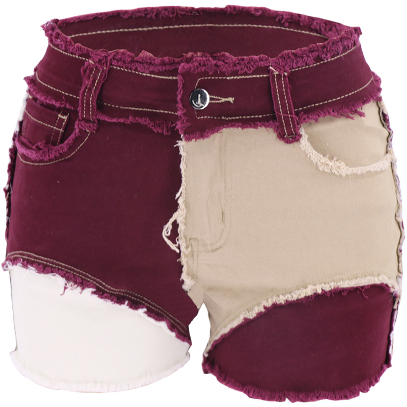 شورت جينز نسائي عصري بخصر متوس - مراجعة Shorts Denim Frayed وسعره