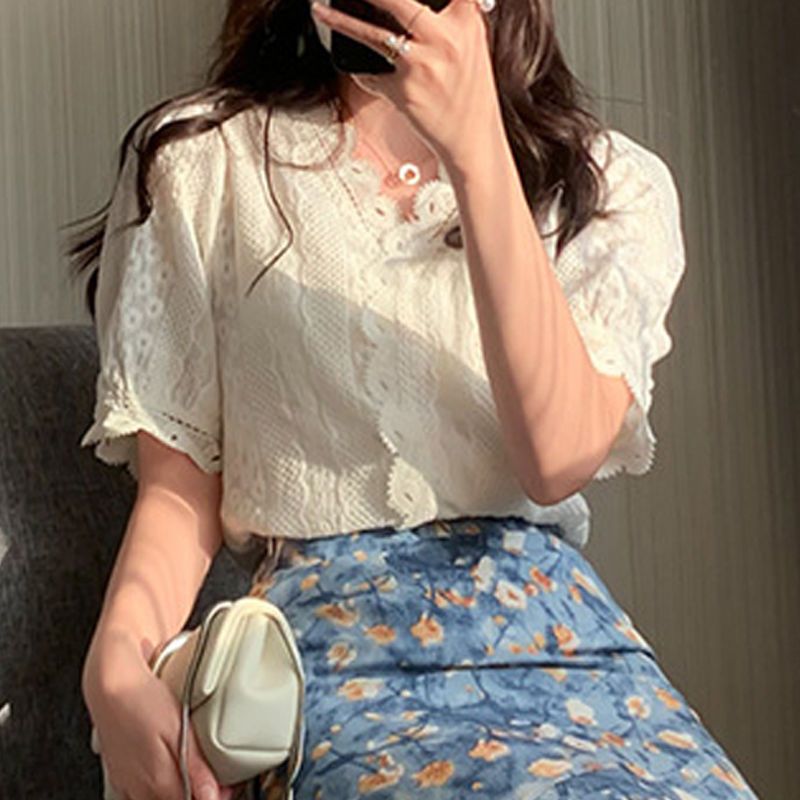 طقم صيفي نسائي من قطعتين: بلوز - مراجعة Midi Skirt Floral وسعره
