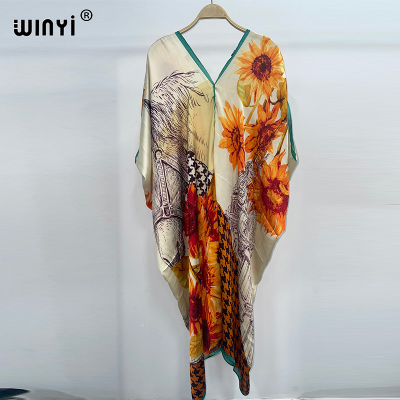 وينيي 2023 فستان شاطئ موضة بوه - مراجعة Cover Up Kaftan وسعره
