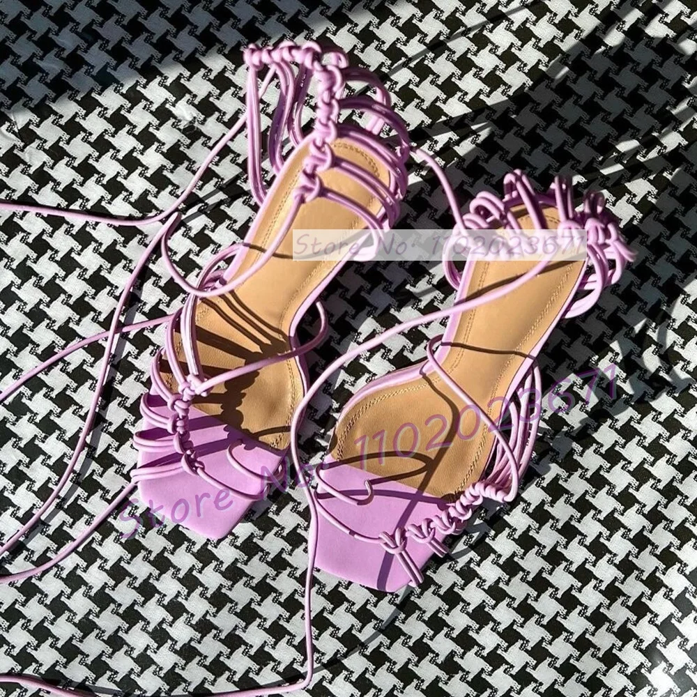 صنادل أنيقة بسلك من الدانتيل ل - مراجعة Sandal Strappy Heeled وسعره