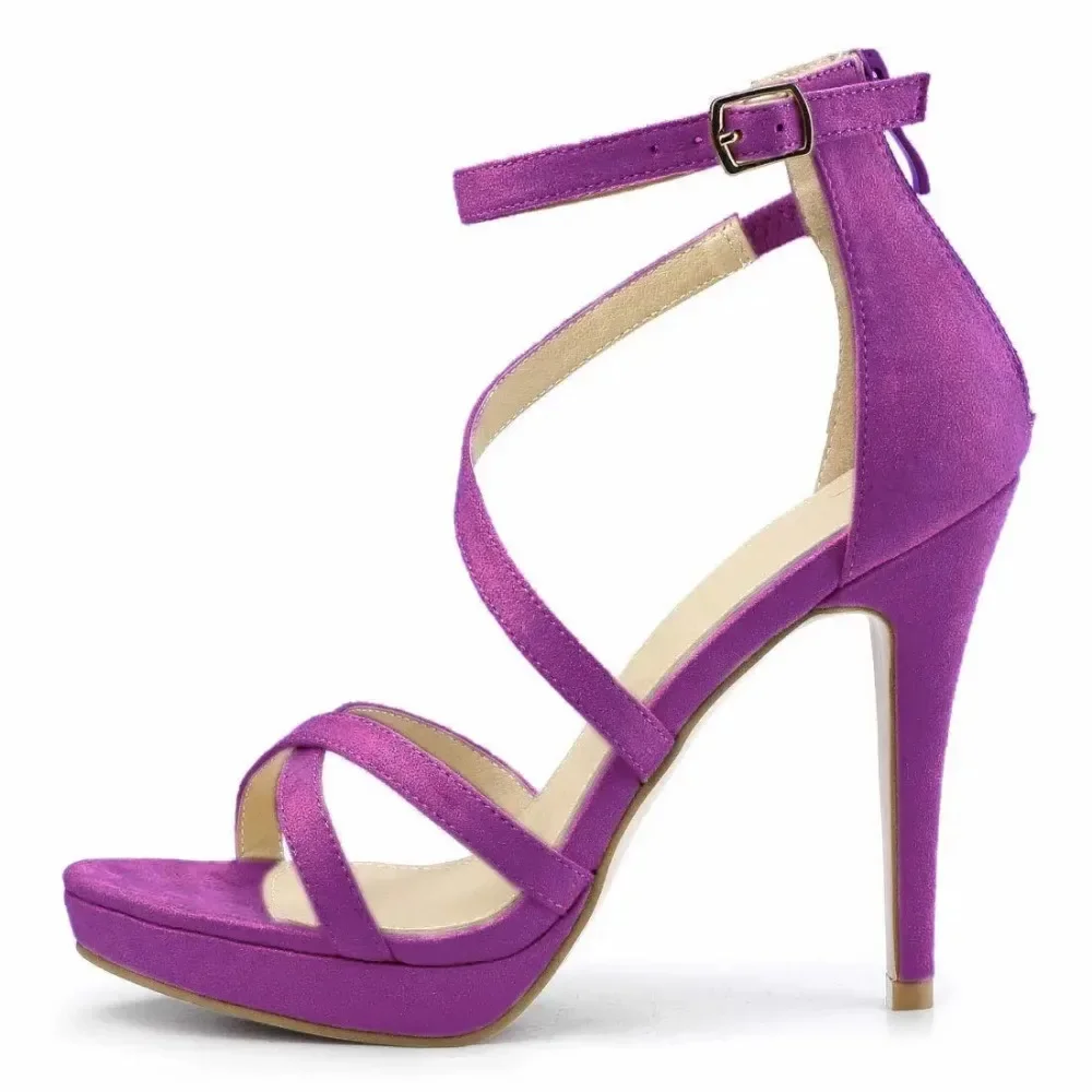 النساء الصنادل الصيف مثير مضخا - مراجعة Sandal Strappy Heeled وسعره