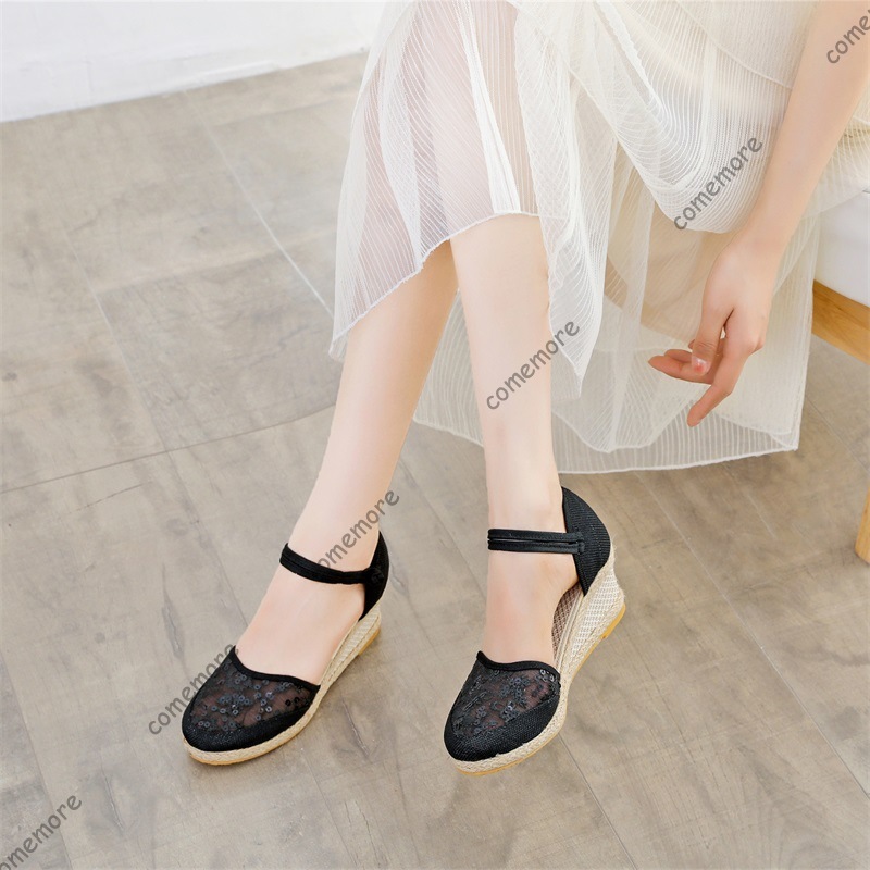 صنادل نسائية بكعب إسبادريل من  - مراجعة Wedge Espadrille Women وسعره
